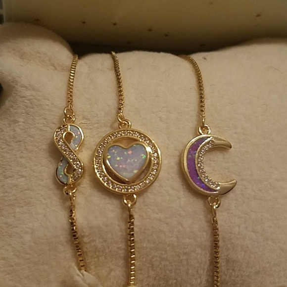 Eye candy set of 3 bracelets opal  New in… - Picture 2 of 4